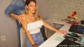 Steamy Office Encounter With A Seductive Massage Therapist