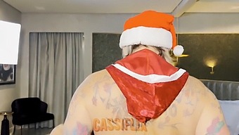 Watch Mrs. Claus Pleasure A Young Man With Her Voluptuous Buttocks On Cassiflix