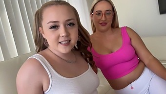 Eva Nyx And Brookie Blair Indulge In Steamy Pov Action With Stepbrother Scott Stark